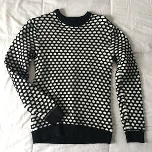 H&M black and white sweater