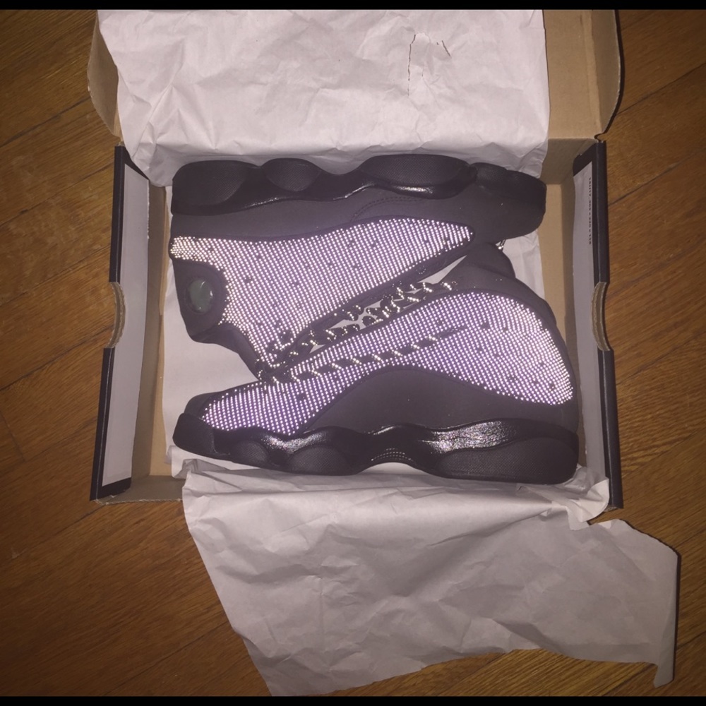 Jordan Retro 13 "Black Cat" size 7y.