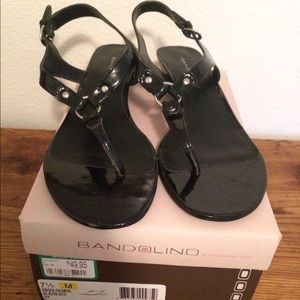 Bandolino Patten Black Sandals