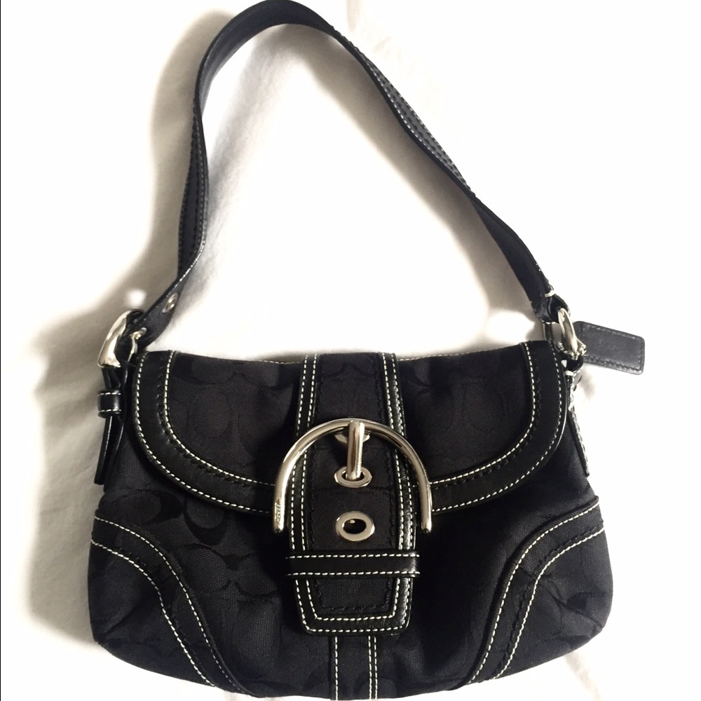 Authentic black Coach bag