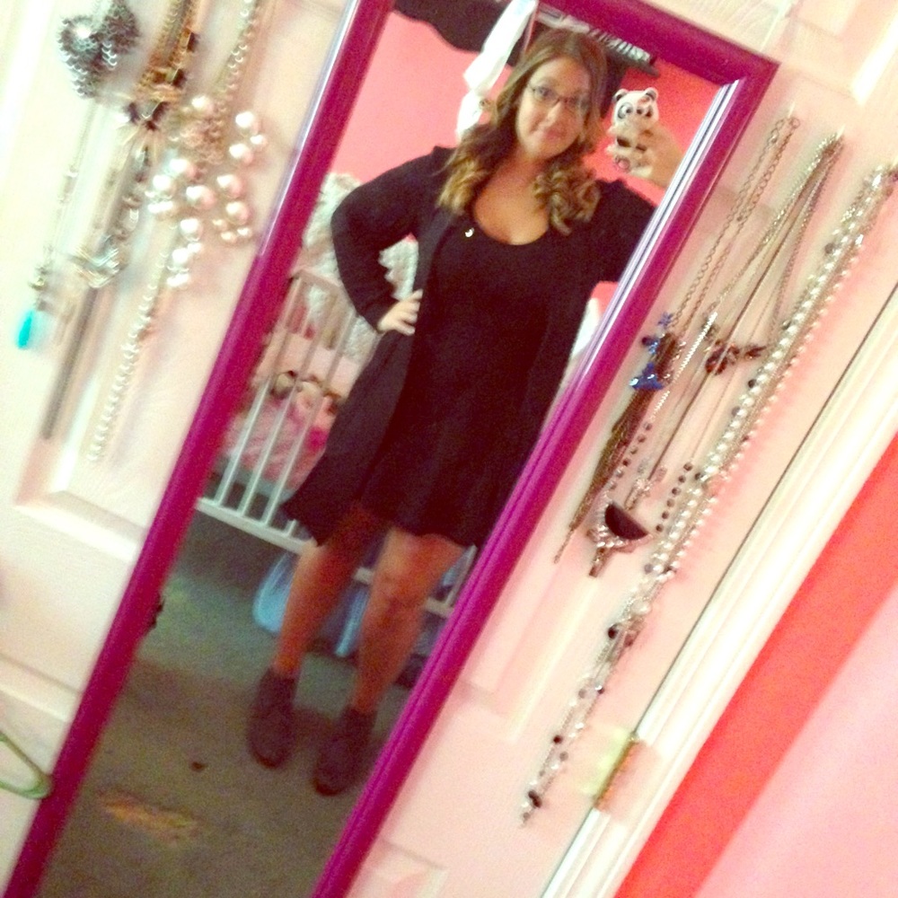 Black skater dress!