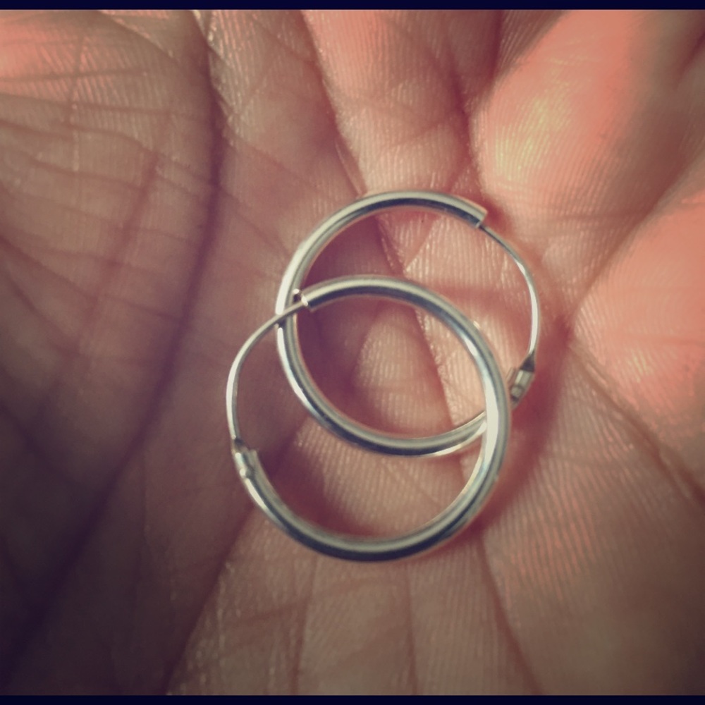 Sterling Silver Hoops