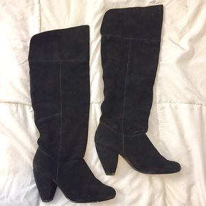 Gently worn knee high boots