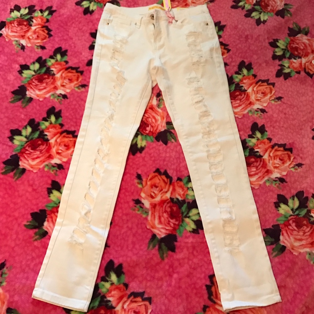 White Elite Skinny Jeans.