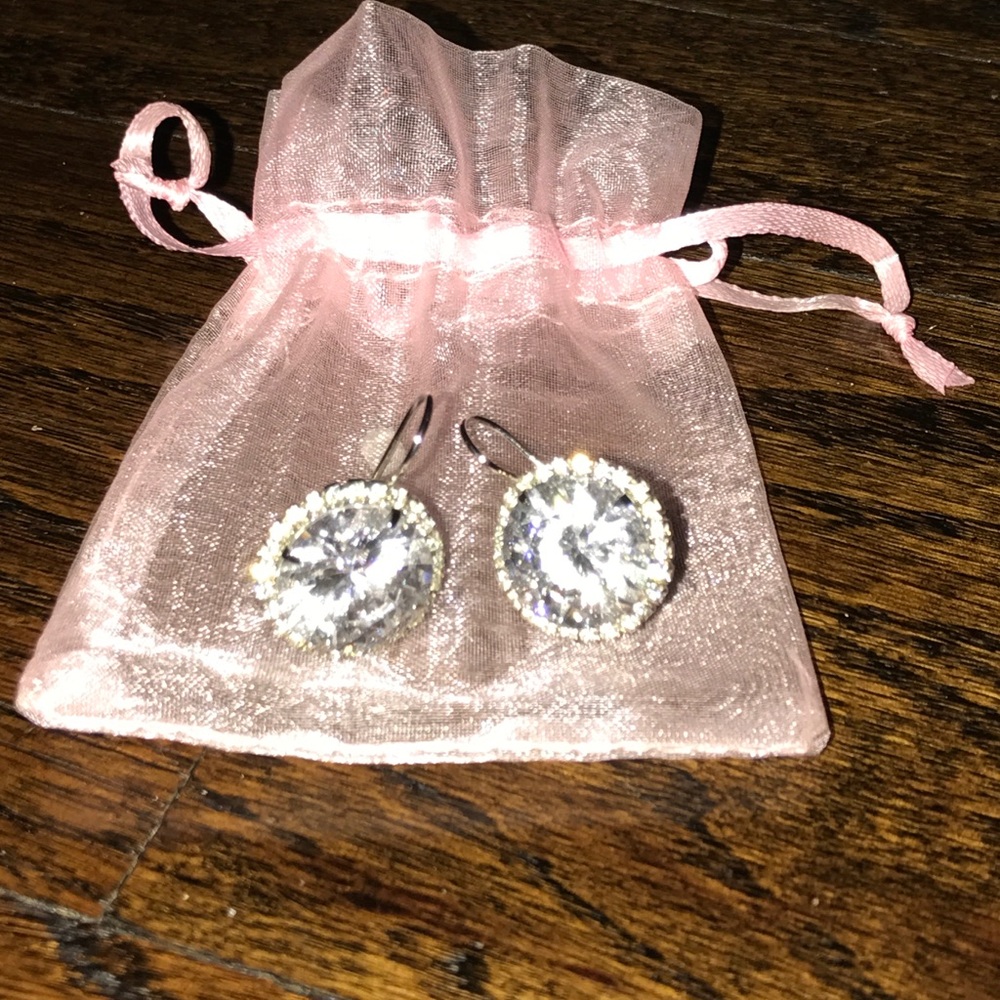 Roberta Chiarella cushion Cut CZ earrings