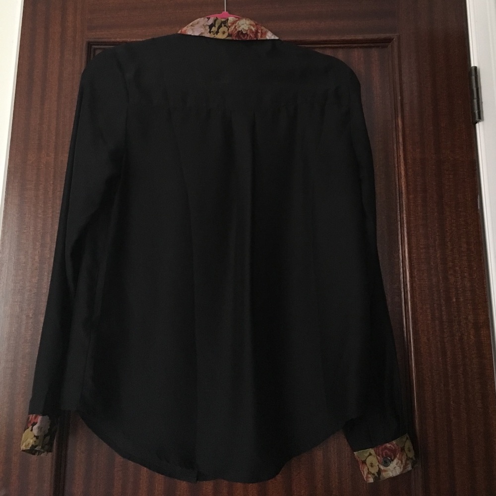 Floral Print Button Down Shirt - image 3