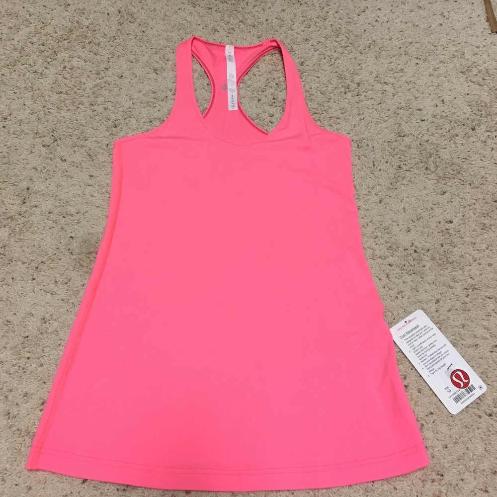 Lululemon pink tank "Cool Racerback"