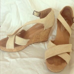 TOMS canvas wedges