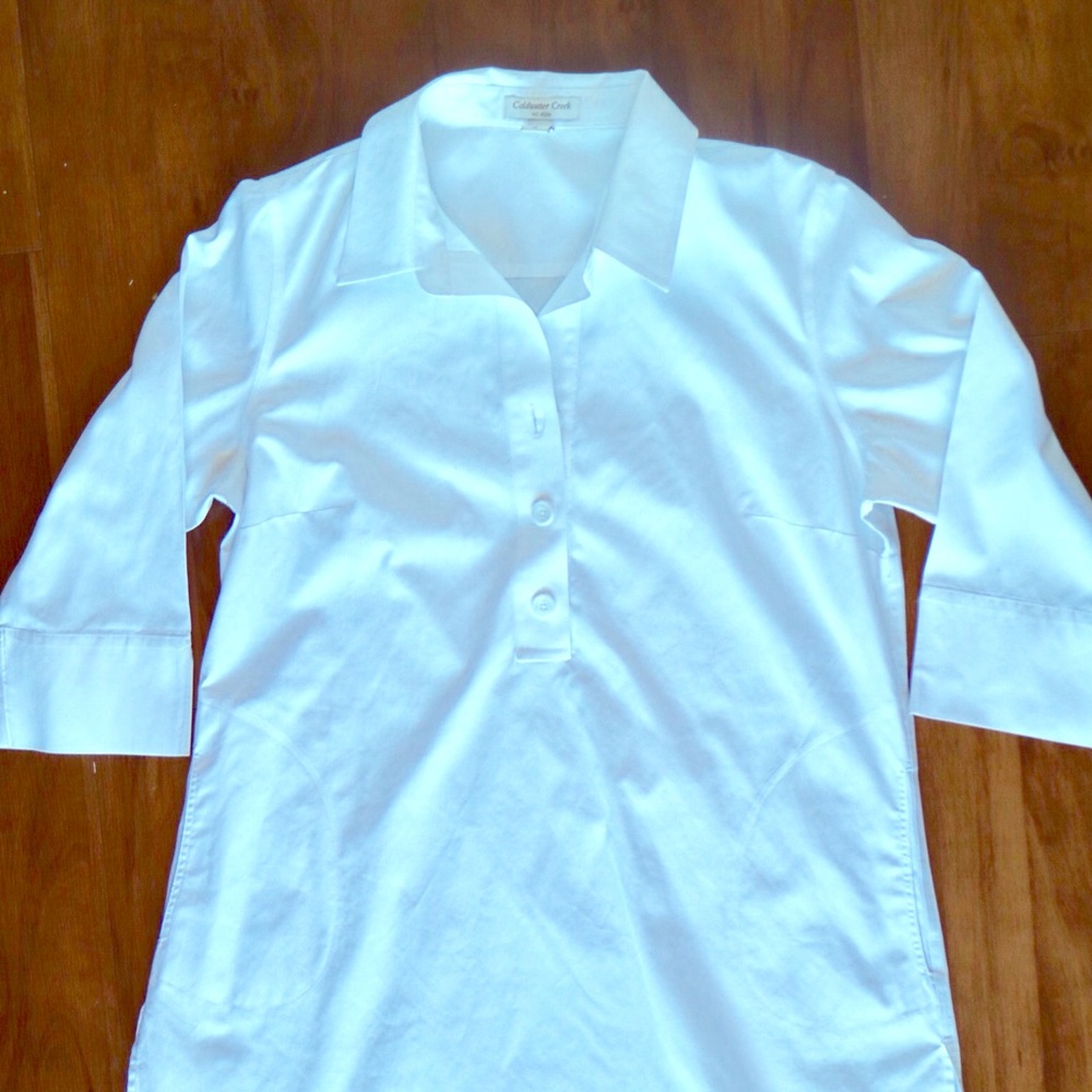 Classic White No Iron Tunic