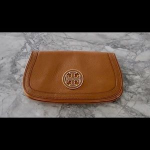 Tory Burch Amanda Tan Royal Tan Clutch