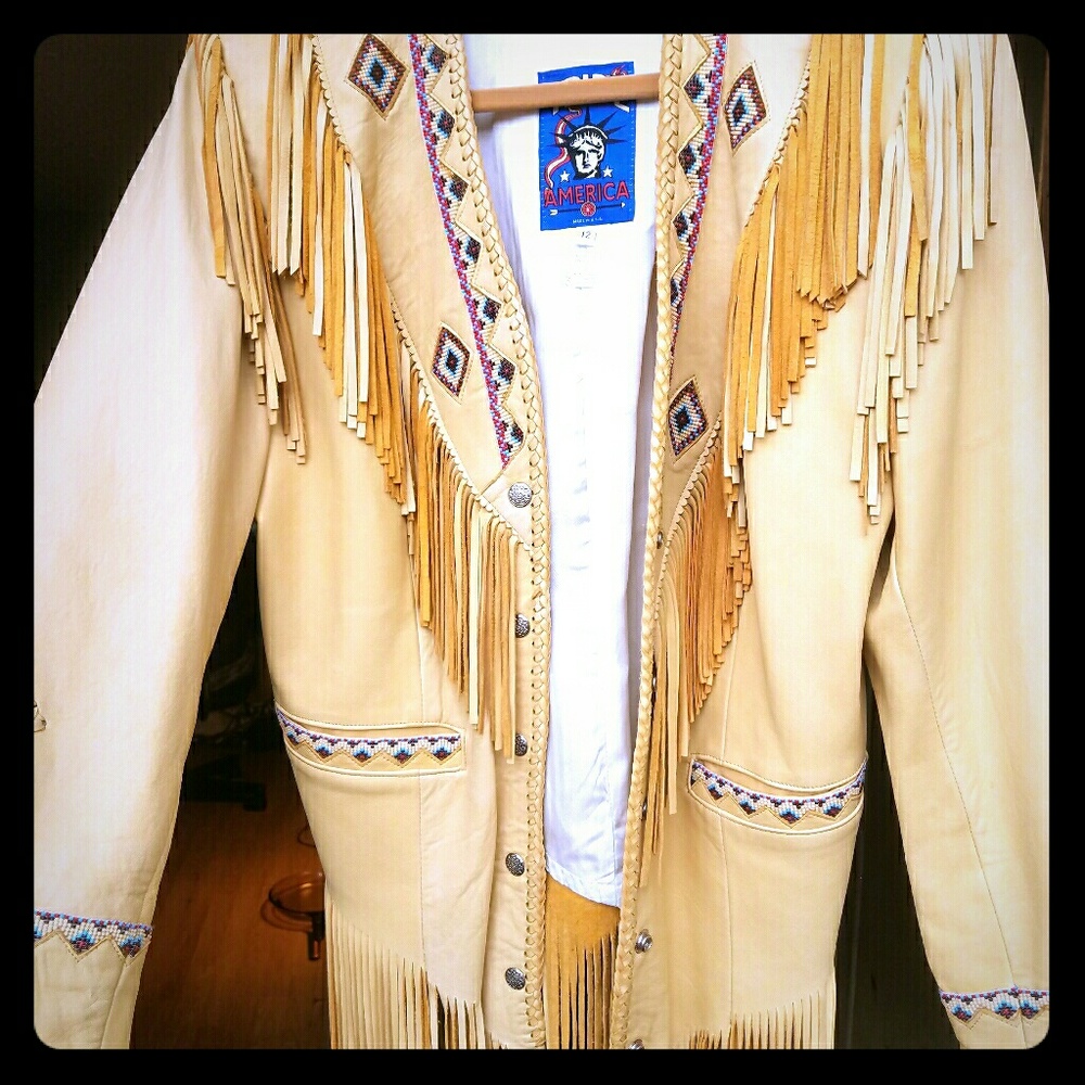 Ladies Sioux spirt leather jacket tribe america