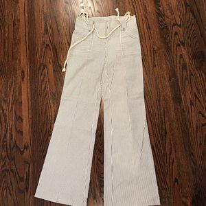 Tory Burch seersucker pants
