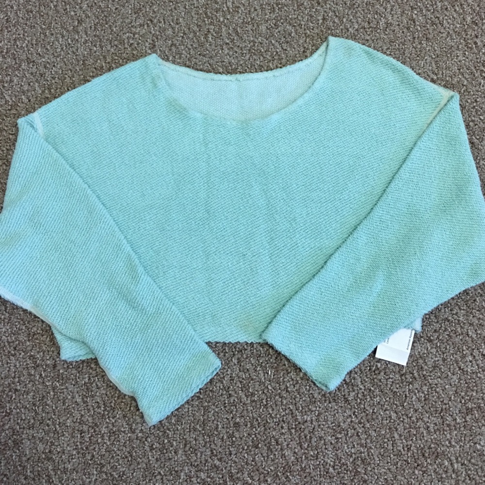 American Apparel Cropped Easy Sweater