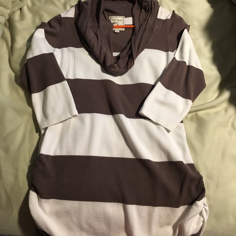 Tunic length sweater
