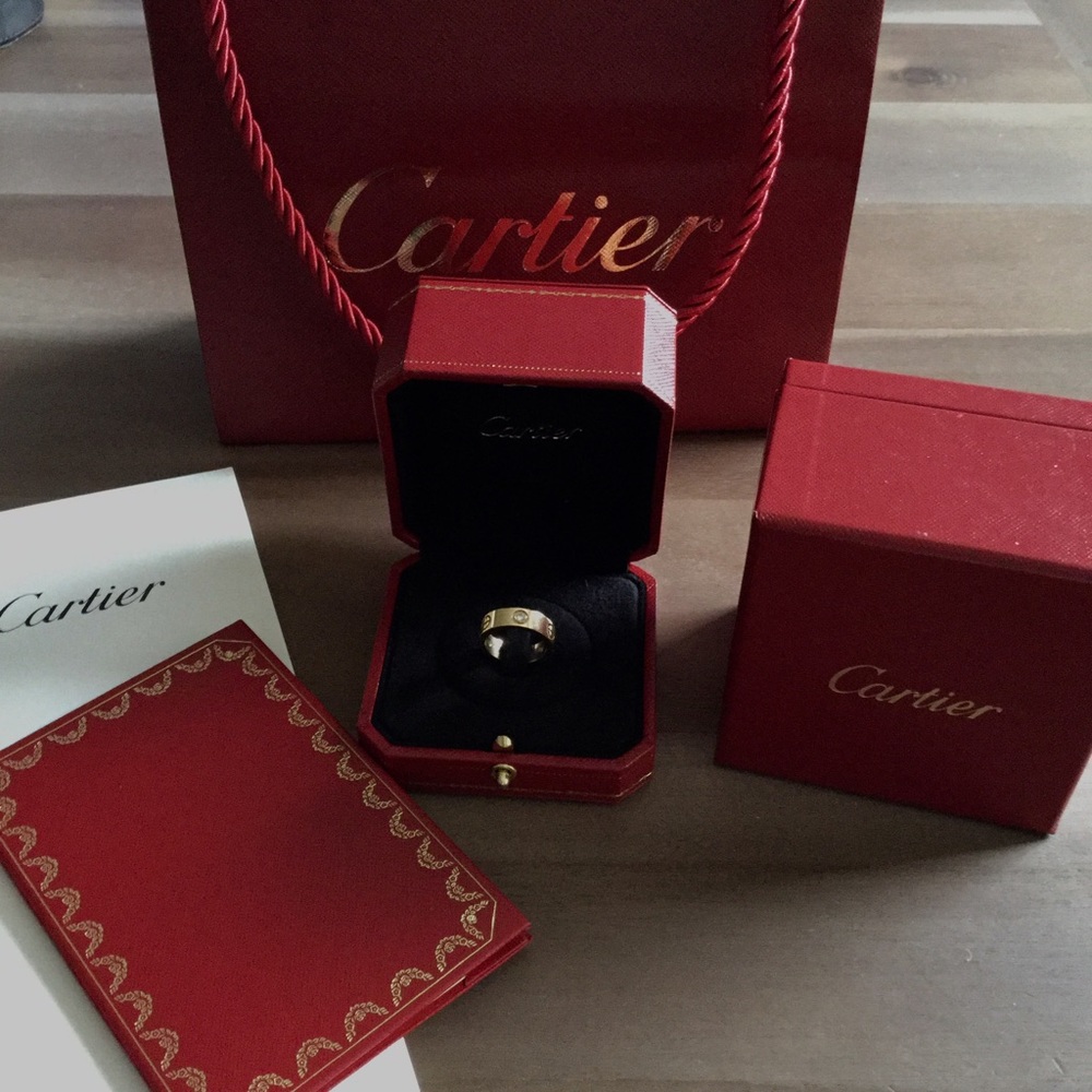 Cartier Love Ring 3 Diamonds