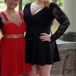 Black homecoming dress