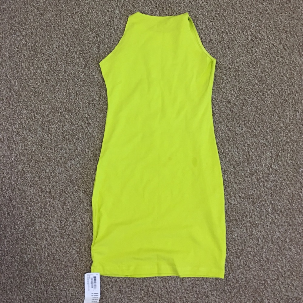 American Apparel Sleeveless Dress in Slime - Picture 2 of 4