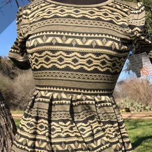 LuLaRoe Amelia dress XS NWT