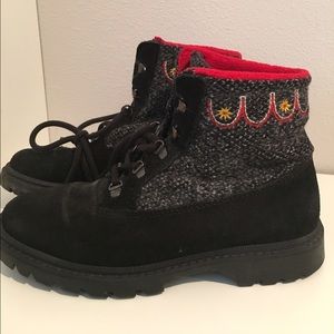 USED - L.L. Bean Wool Lace Up Boot