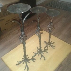 Set of candle holders