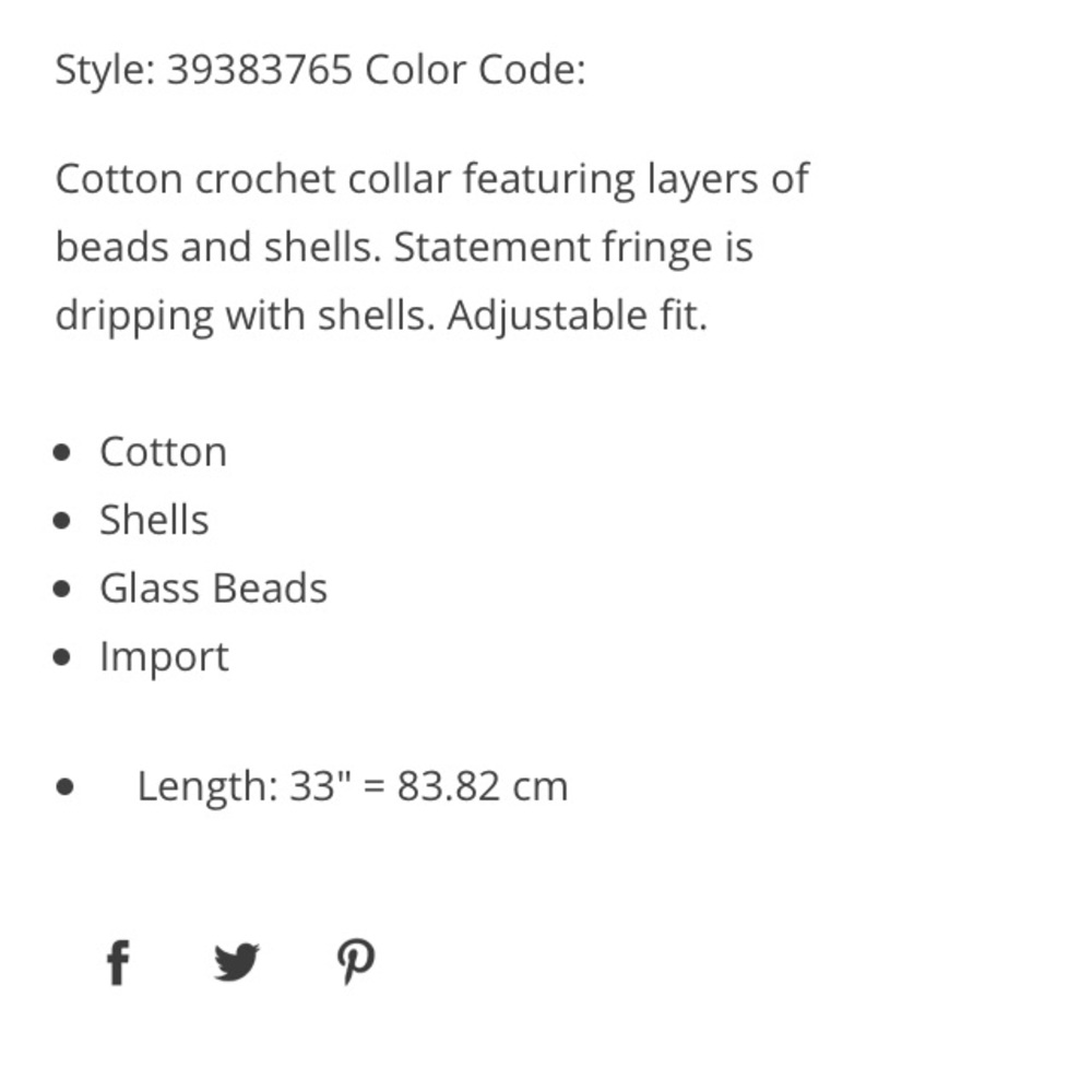 Free People beach shell statement choker necklace - Picture 4 of 4