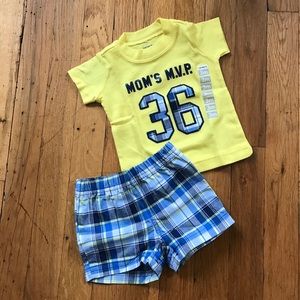 MOVING SALE! Carter's matching Tee and Short Set