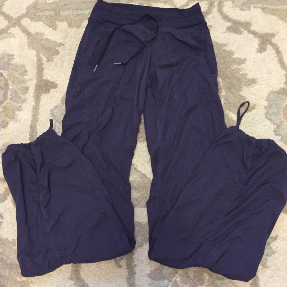 Navy Lululemon Studio Pant, Lined