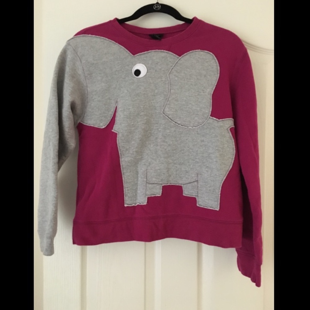 Elephant Crewneck Novelty Sweatshirt