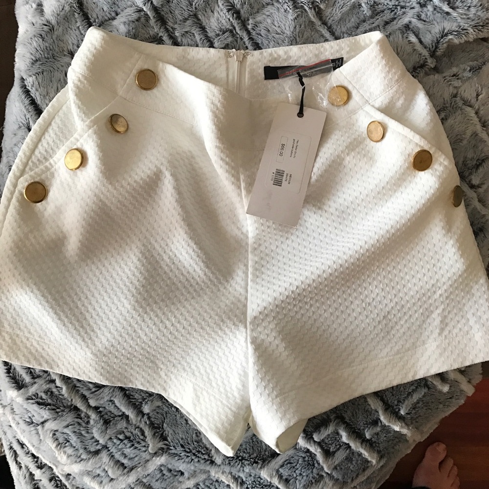 NWT white shorts