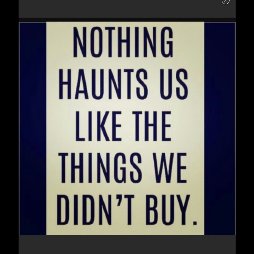 REGRET.......YOU KNOW THAT FEELING.......