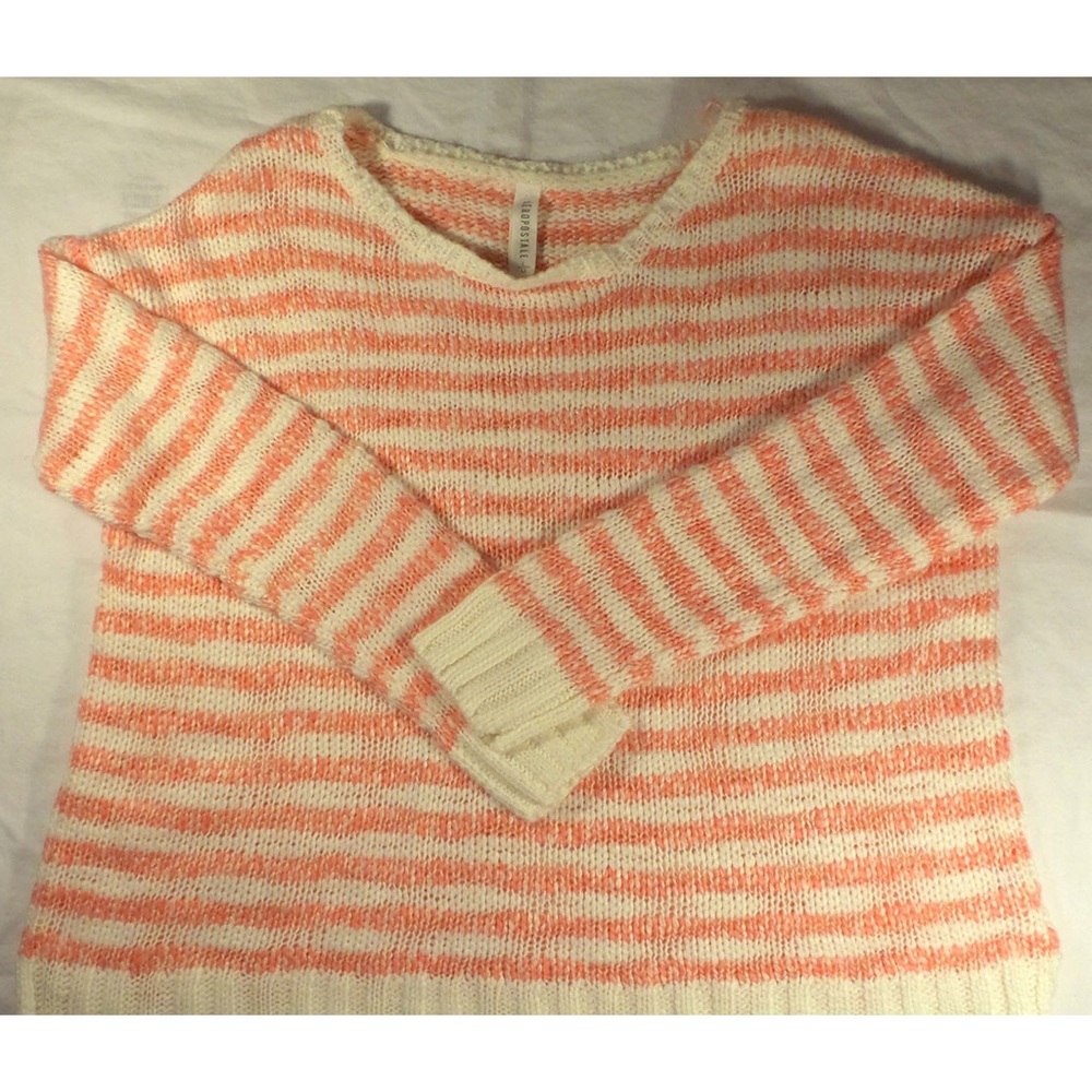 Aeropostale Womens Striped Knit Sweater L