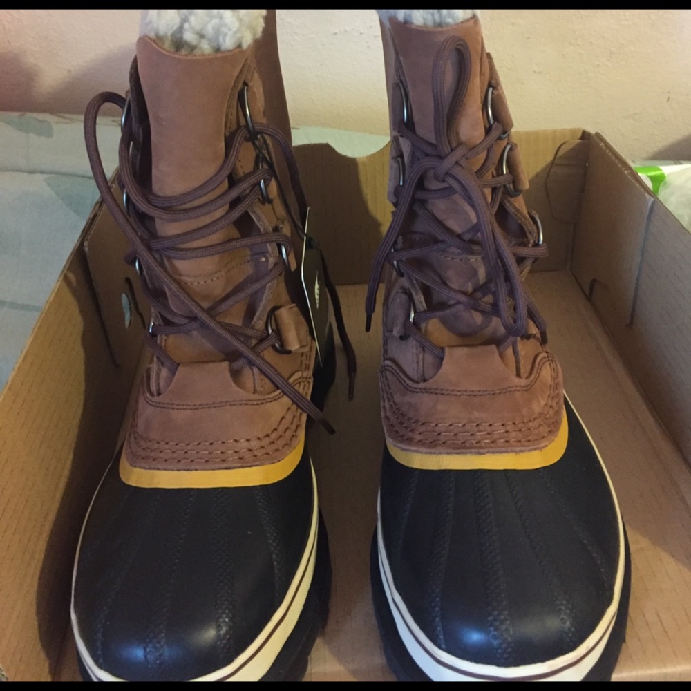 Sorel winter boots. Cinnamon color ❄️❄️