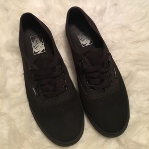All black vans