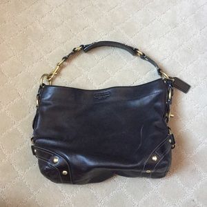 Black Leather Coach Purse