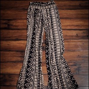 Jersey knit bell bottoms