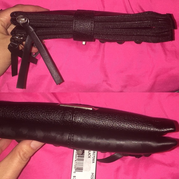 Miss Me Black Zippered Wallet - Picture 5 of 7