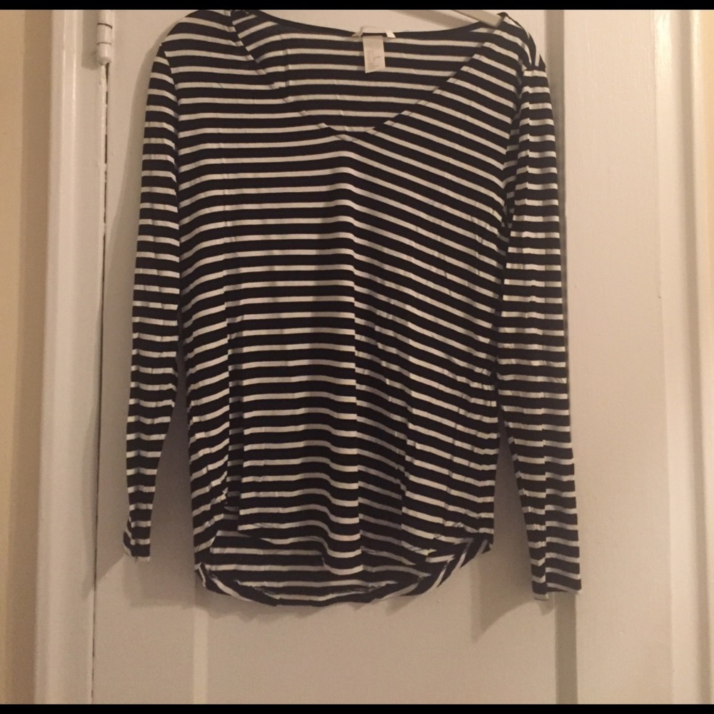 H&M Striped LS Tee