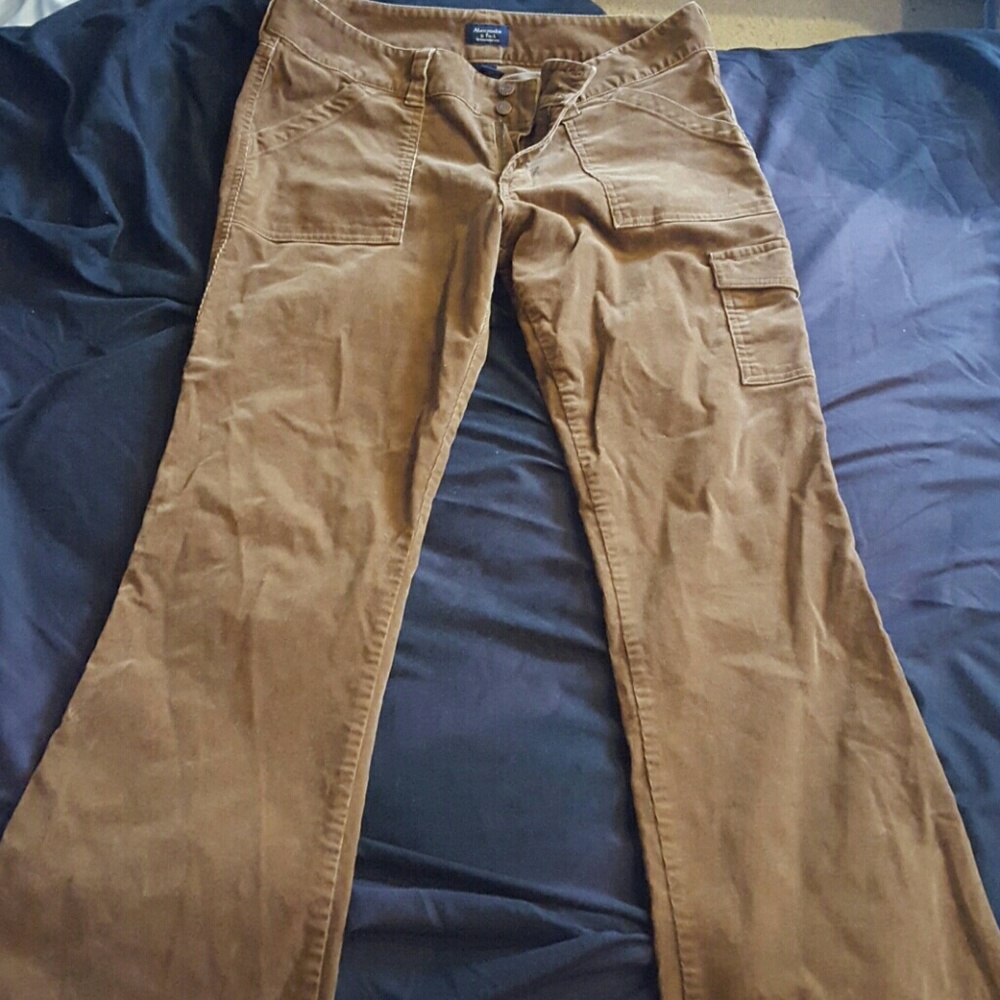 Corduroy bootcut pants