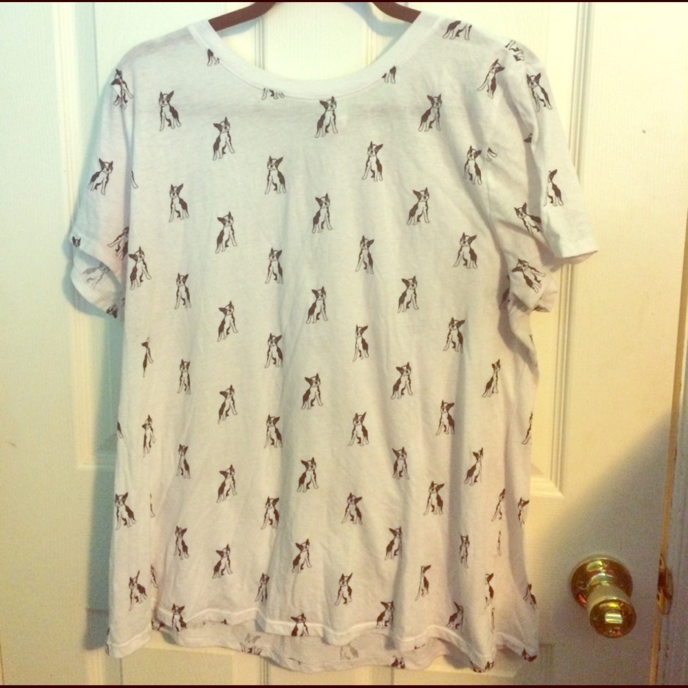 Forever 21+ French Bulldog Tee