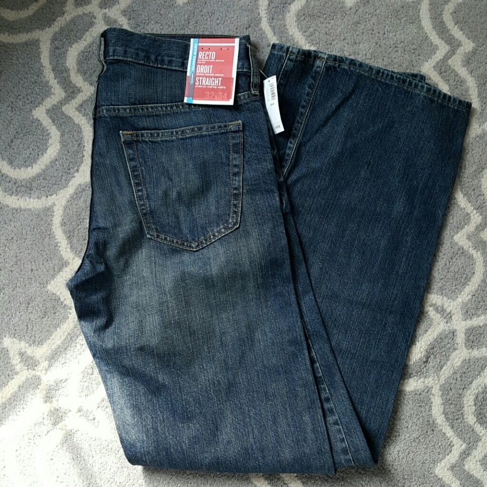 Mens Old Navy Straight leg Jeans, 32x34 NWT