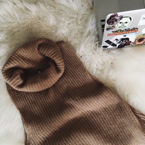 FP COWLNECK KNIT TANK