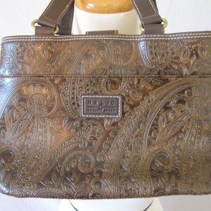 A leather purse