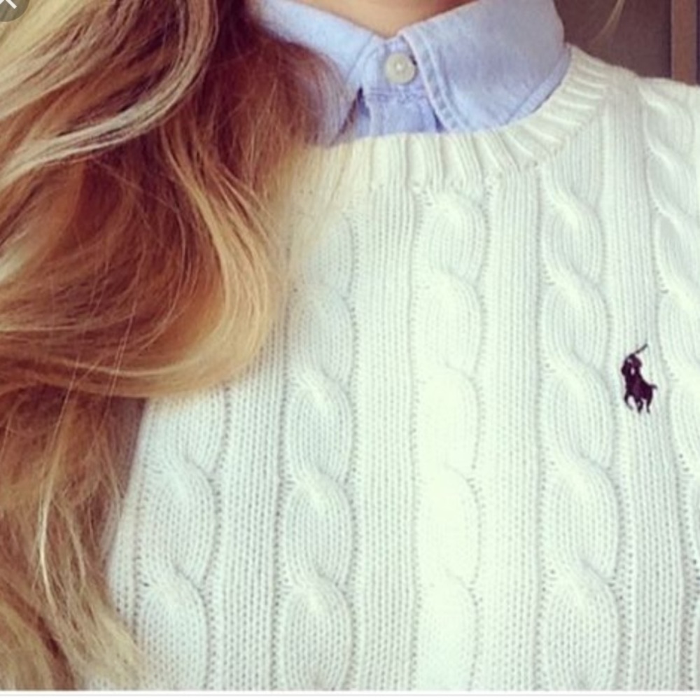 knitted Polo sweater