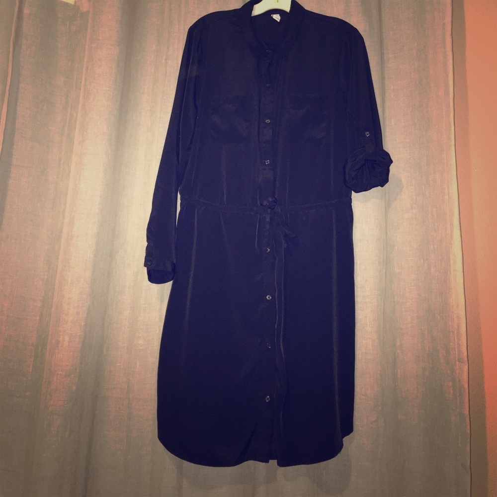 Button down shirt dress