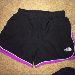 The north face running shorts