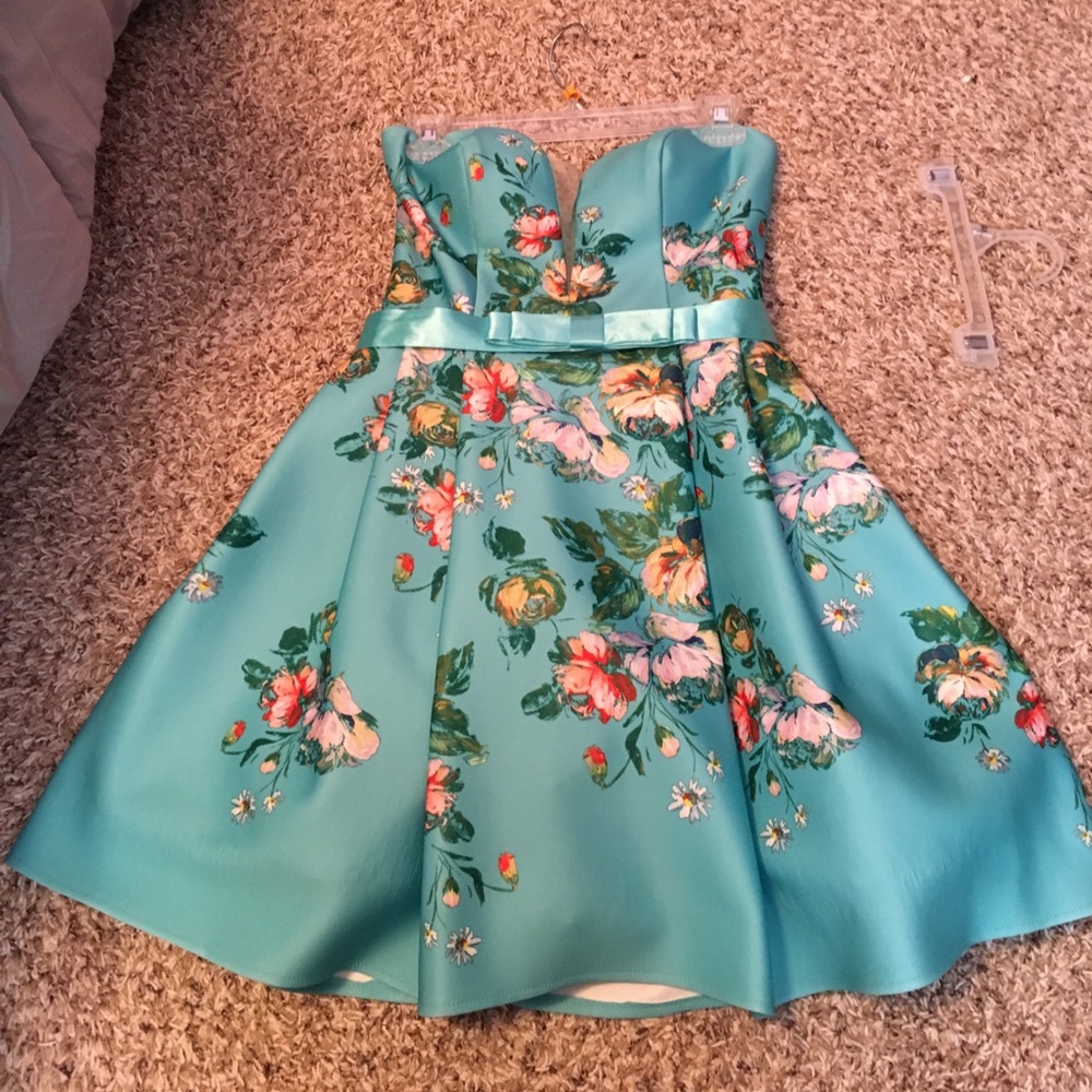 Floral prom dress