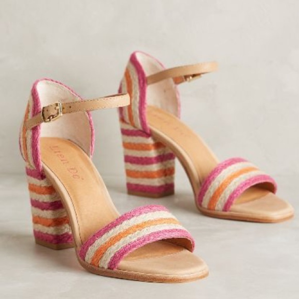Lien.Do Gliding Stripe Heels by Anthropologie