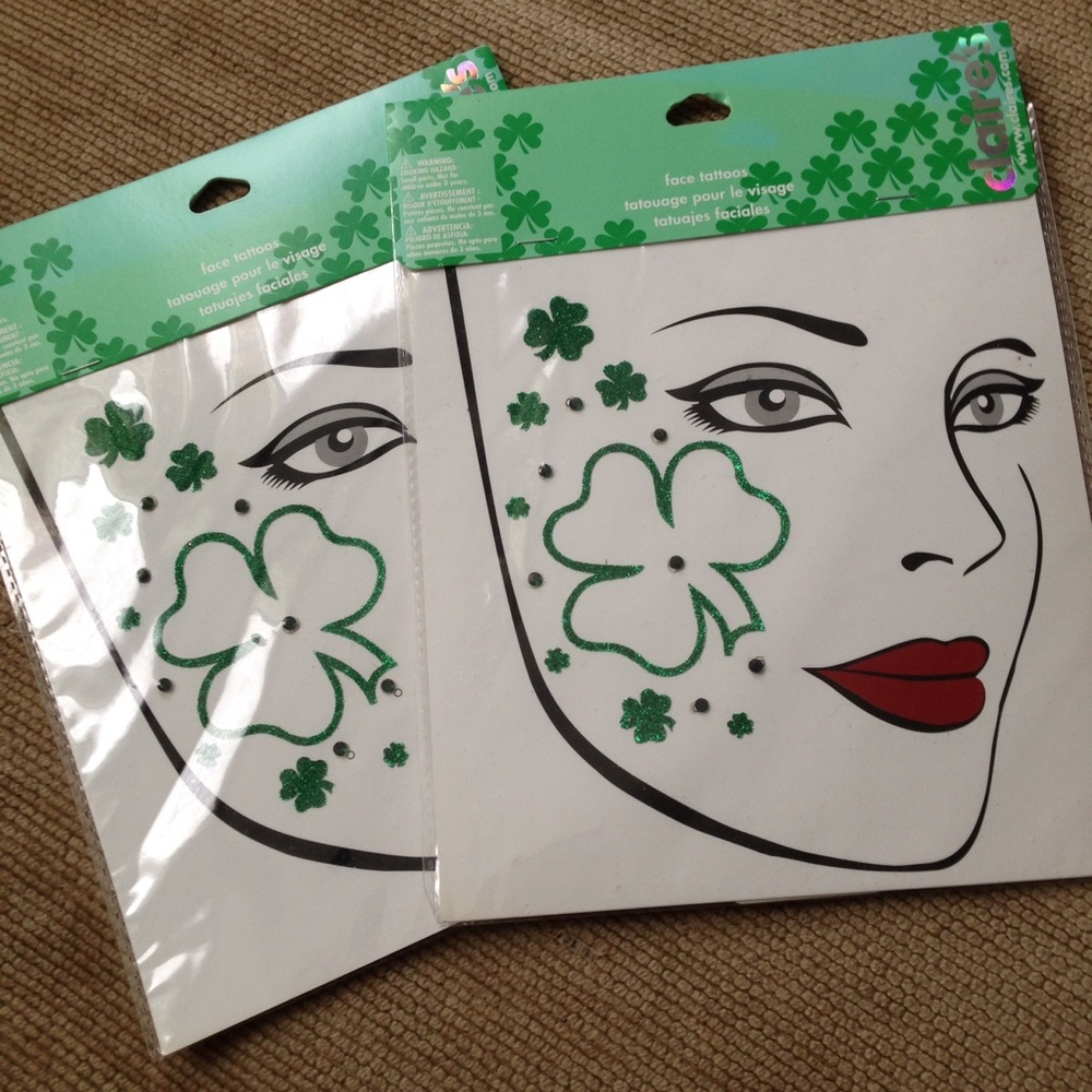 NWT St. Patrick's Day Glitter Makeup Lot of 2