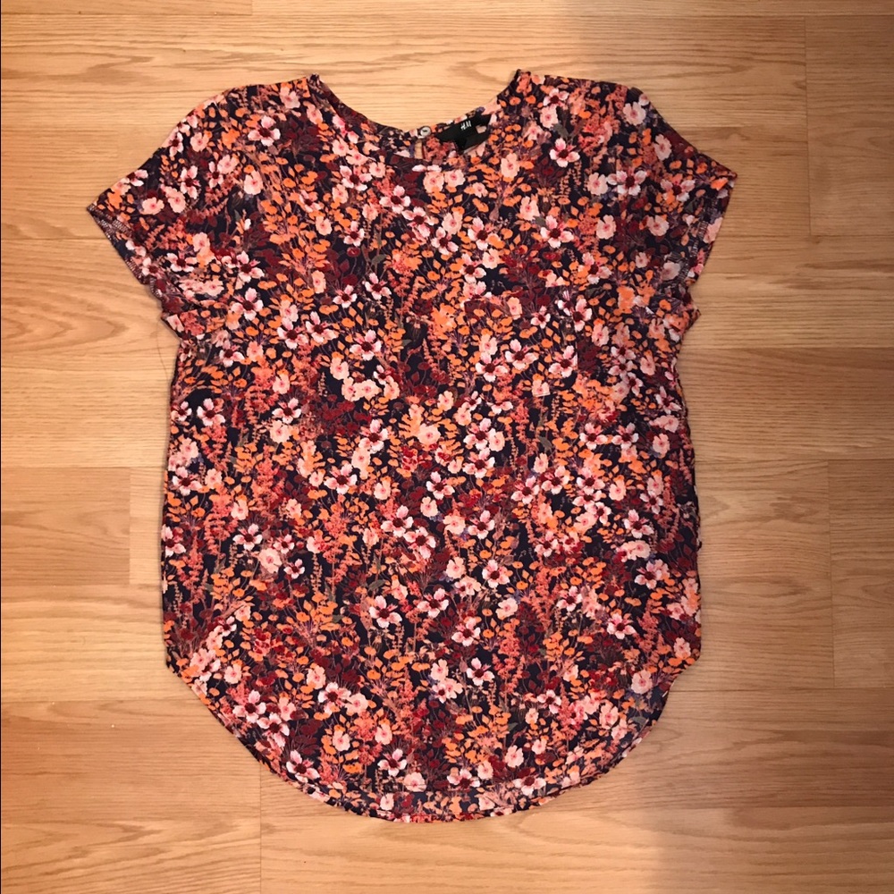 EUC floral blouse