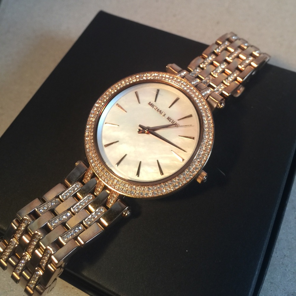 Michael Kors rose gold watch